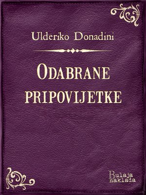 cover image of Odabrane pripovijetke